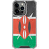Kenya Flag Distressed iPhone 14 Pro Clear Case